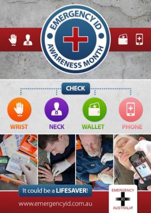 Emergency ID Awareness Month – August