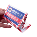 Emergency ID wallet card fill in your medical and emergency information 2