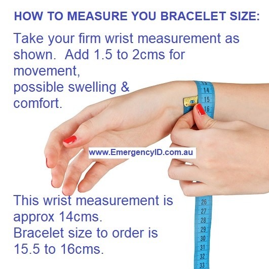 Young slim woman measures the wrist on white background