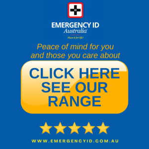 Click here to see our Emergency ID medical alert range of products