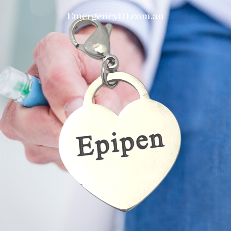 Heart Charm - EPIPEN by Emergency ID Australia (1)