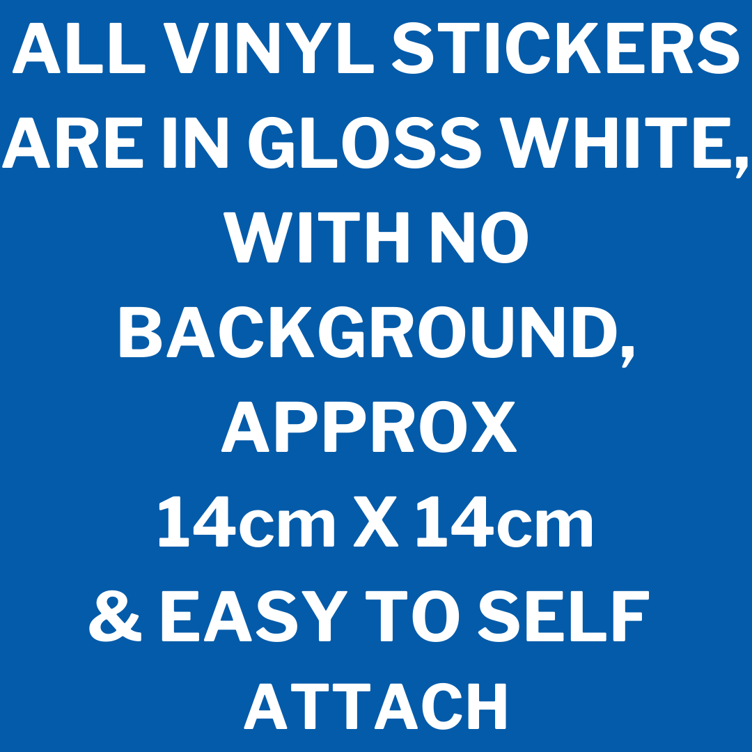 Not All Disabilities Are Visible Disability Vinyl Decal Sticker Blue Gloss 