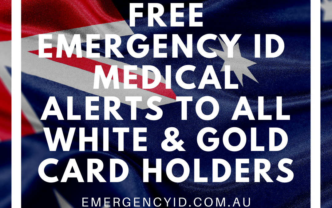 FREE EMERGENCY ID MEDICAL ALERTS TO ALL WHITE & GOLD CARD HOLDERS (1)
