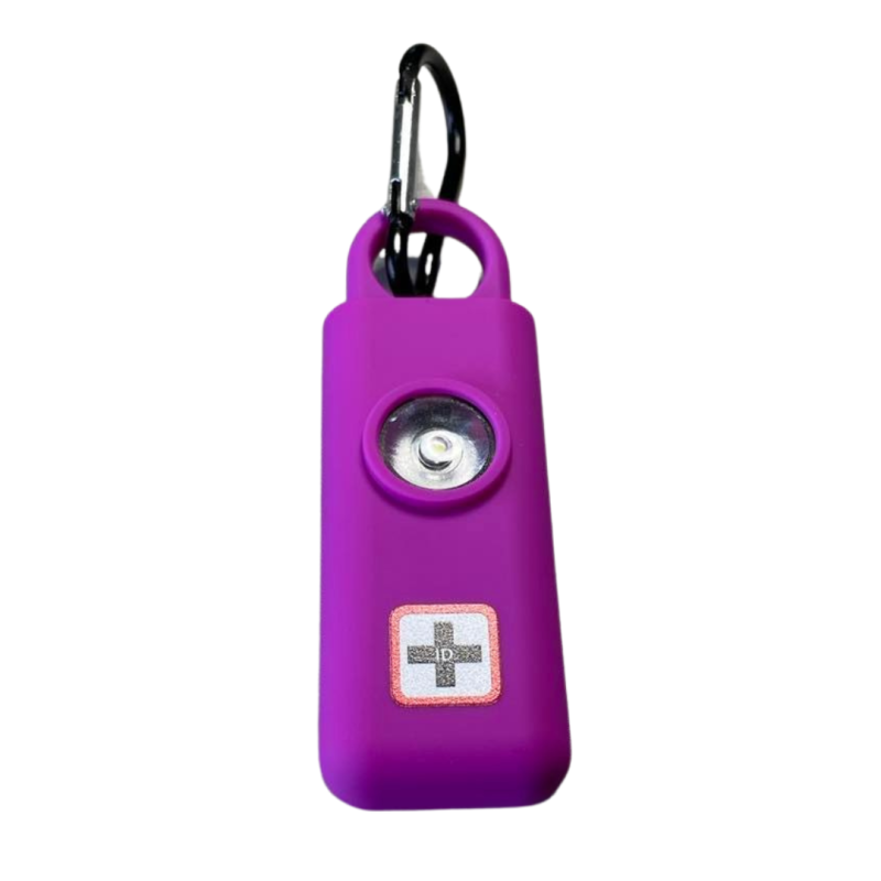 Emergency ID Australia Personal Alarms with light Purple