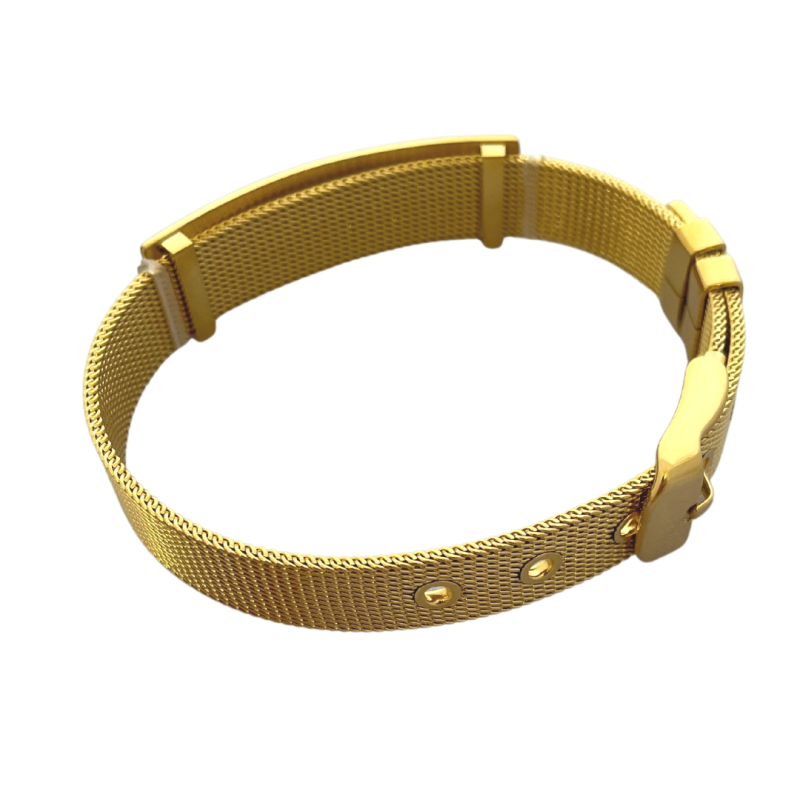 Mesh Wristband - Gold